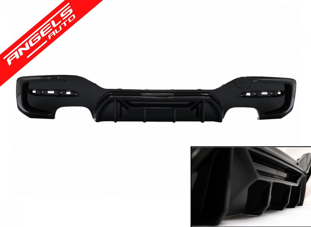 Prelungire Bara Fata compatibila cu BMW F20 F21 LCI (2015-up) cu Difuzor Bara Spate - imagine 2