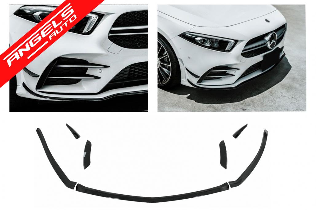 Prelungiri Aero Bara Fata compatibile cu Mercedes A Class W177 V177 (2018+) Negru - imagine 8