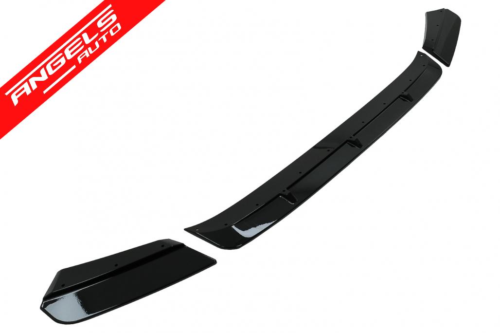 Prelungire Bara Fata compatibila cu BMW X3M G01 X4M G02 (2018-2020) M-Sport Negru Lucios - imagine 3