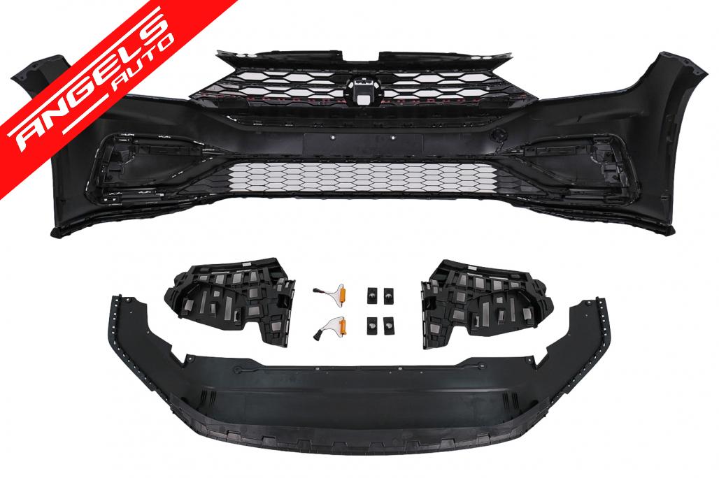 Bara fata cu Grila si Prelungire compatibila cu VW Jetta MK7 (2019-2021) GLI Look - imagine 3