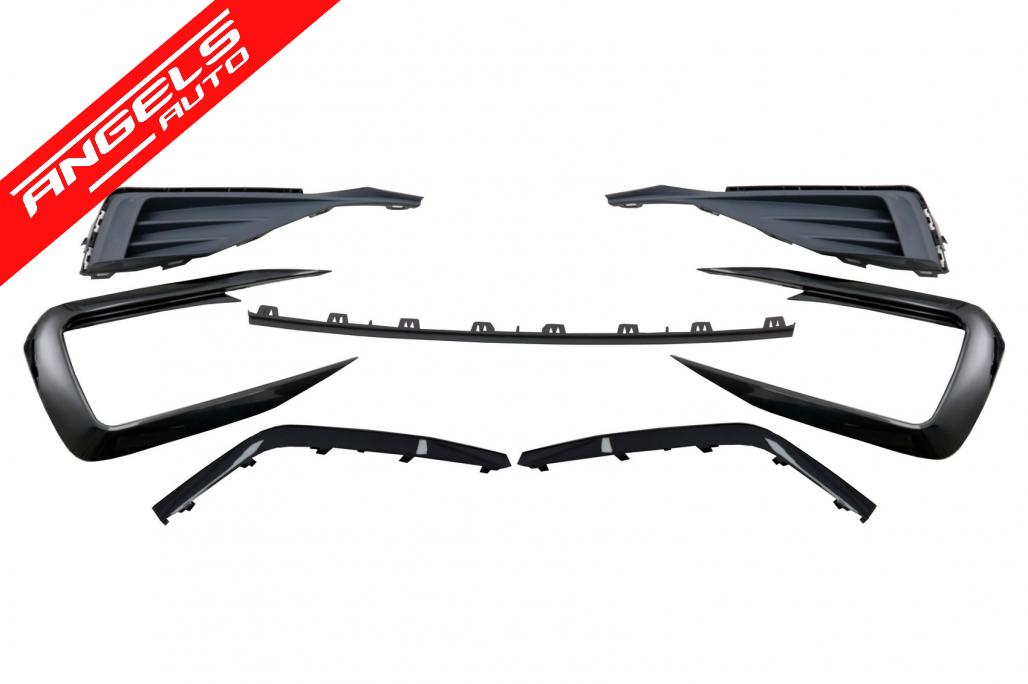 Bara fata cu Grila si Prelungire compatibila cu VW Jetta MK7 (2019-2021) GLI Look - imagine 5