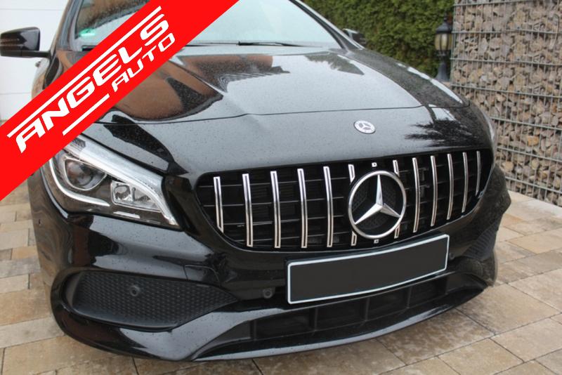 Grila compatibila cu Mercedes CLA C117 X117 W117 (2013-2018) GT-R Panamericana Design - imagine 4