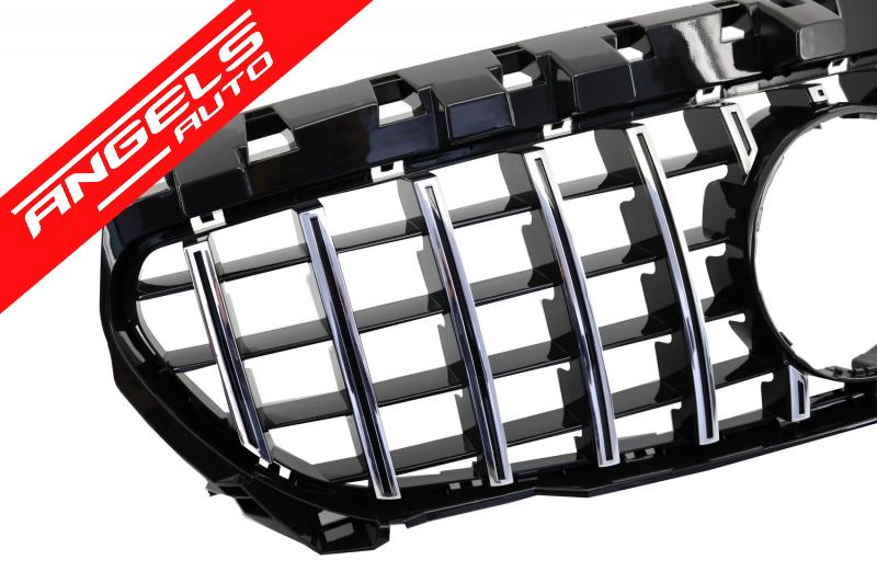 Grila compatibila cu Mercedes CLA C117 X117 W117 (2013-2018) GT-R Panamericana Design - imagine 6