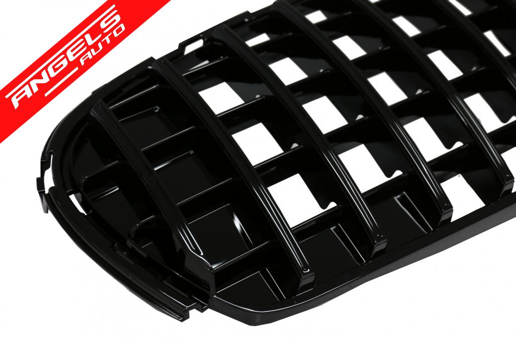 Grila Centrala compatibila cu Mercedes GLC X253 C253 (2020-up) GTR Panamericana Look - imagine 3