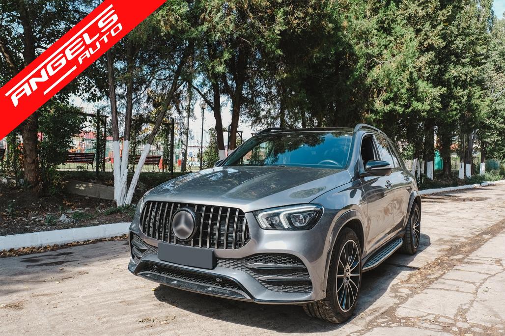 Grila Centrala compatibila cu Mercedes GLE SUV W167 V167 GLE C167 (2019-up) GTR Panamericana Look - imagine 6