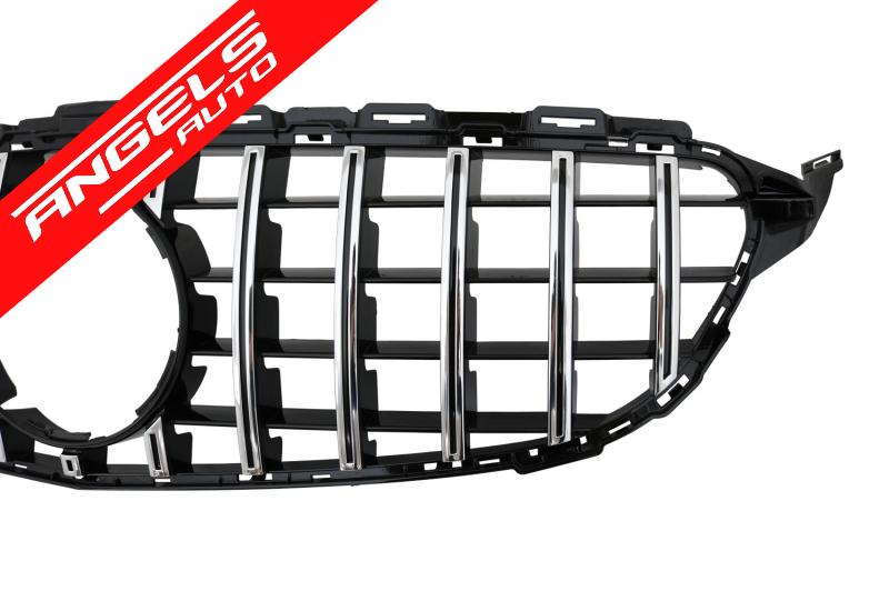 Grila compatibila cu Mercedes C-Class W205 S205 C205 (2014+) GT-R Panamericana Design - imagine 2