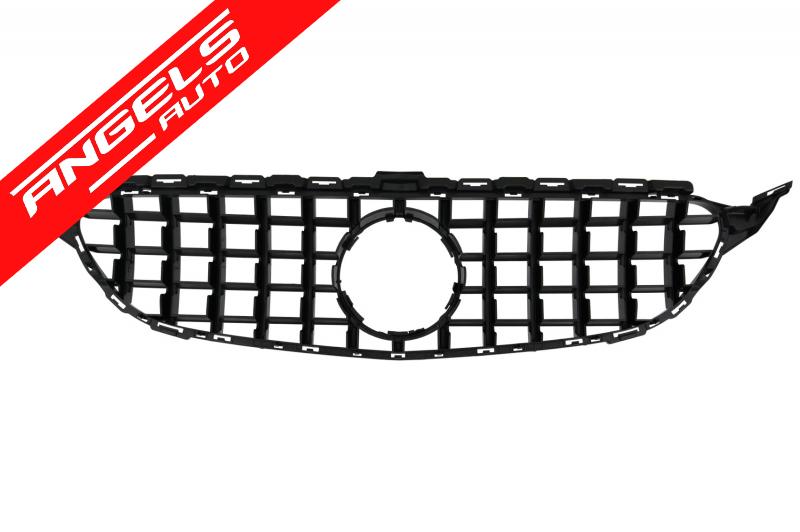 Grila compatibila cu Mercedes C-Class W205 S205 C205 (2014+) GT-R Panamericana Design - imagine 3
