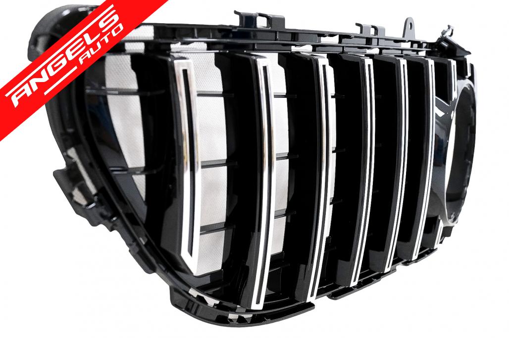 Grila compatibila cu Mercedes CLS W218 (2014-2017) GT-R Panamericana Design Chrome - imagine 4