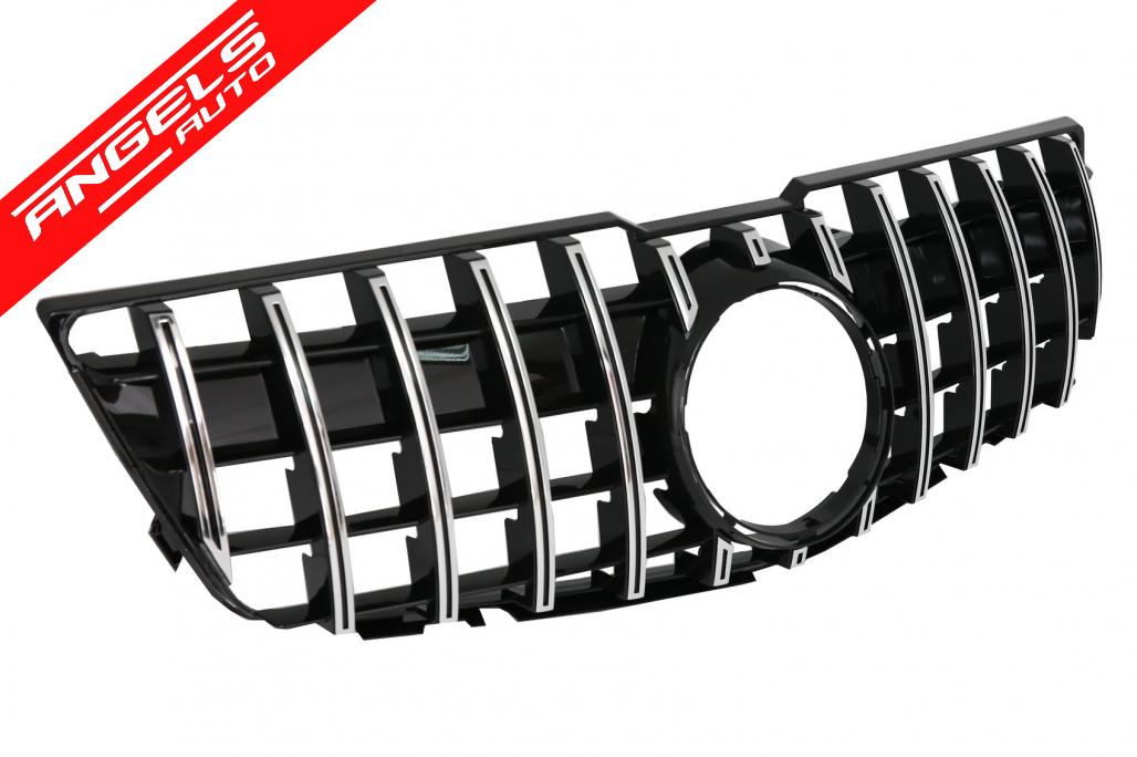 Grila compatibila cu Mercedes GLK-Class X204 Pre (2008-2012) GT-R Panamericana Design - imagine 2