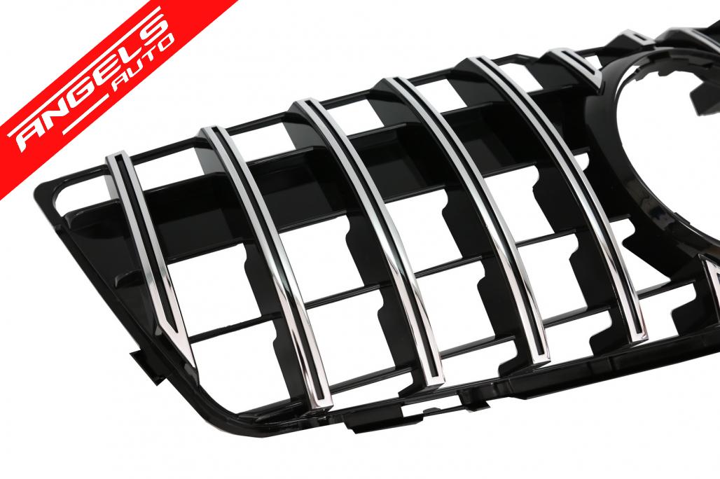 Grila compatibila cu Mercedes GLK-Class X204 Pre (2008-2012) GT-R Panamericana Design - imagine 3