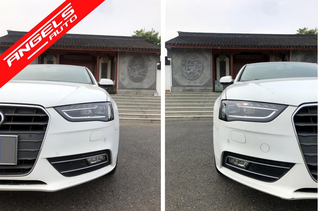 Faruri Full LED compatibile cu Audi A4 B8.5 (2012-2015) Negru Semnal Dinamic Look - imagine 7