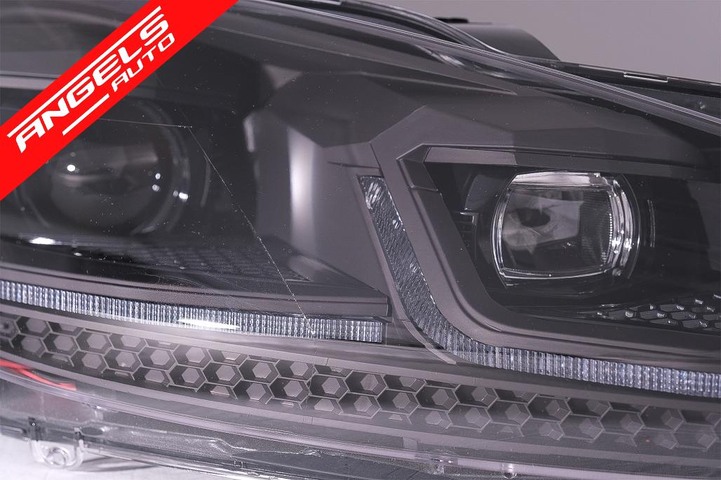 Faruri LED compatibile cu VW compatibile cu Golf 6 VI (2008-2013) Look Semnalizare Secventiala LHD - imagine 6