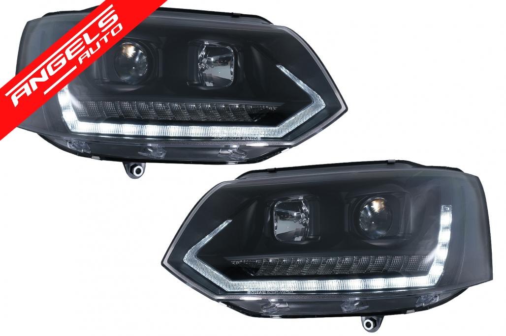 Faruri LED compatibile cu VW Transporter T5 (2010-2015) Semnal Dinamic