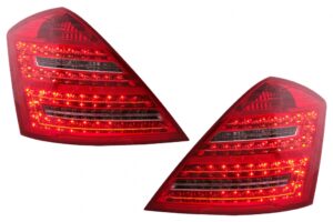 Stopuri LED compatibile cu Mercedes S-Class W221 (2005-up) Rosu Clar
