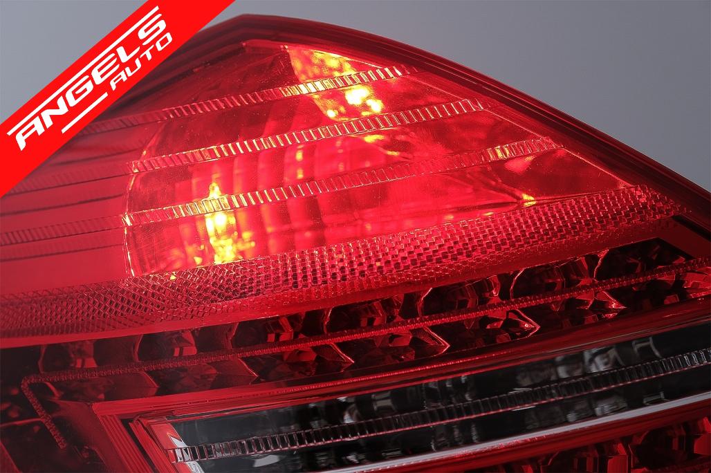 Stopuri LED compatibile cu Mercedes S-Class W221 (2005-up) Rosu Clar - imagine 4