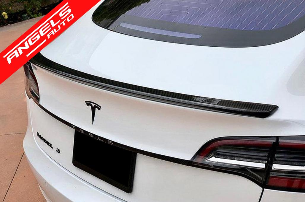 Eleron Portbagaj compatibil cu Tesla Model 3 (2017+) Carbon Real - imagine 8