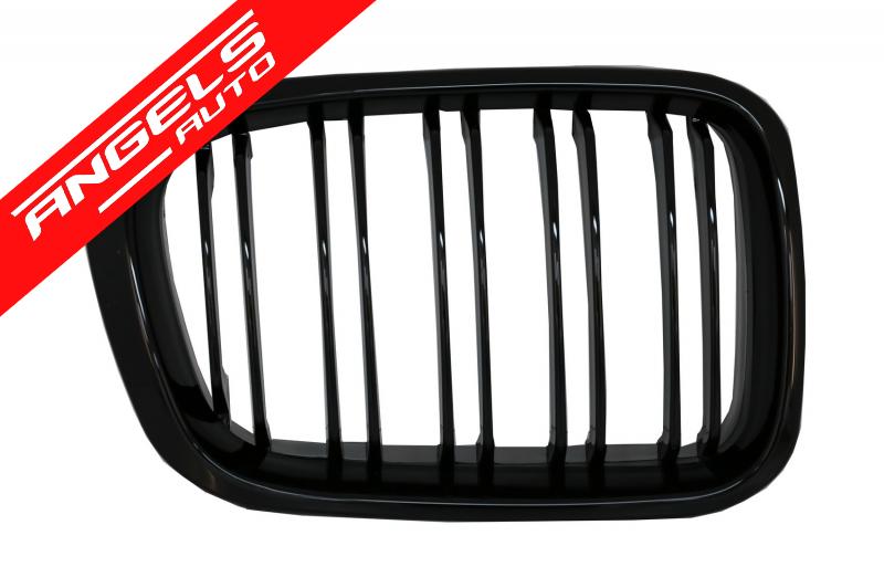 Grile compatibile cu BMW Seria 3 E46 (1998-2001) Non Facelift Negru Lucios M Design - imagine 2