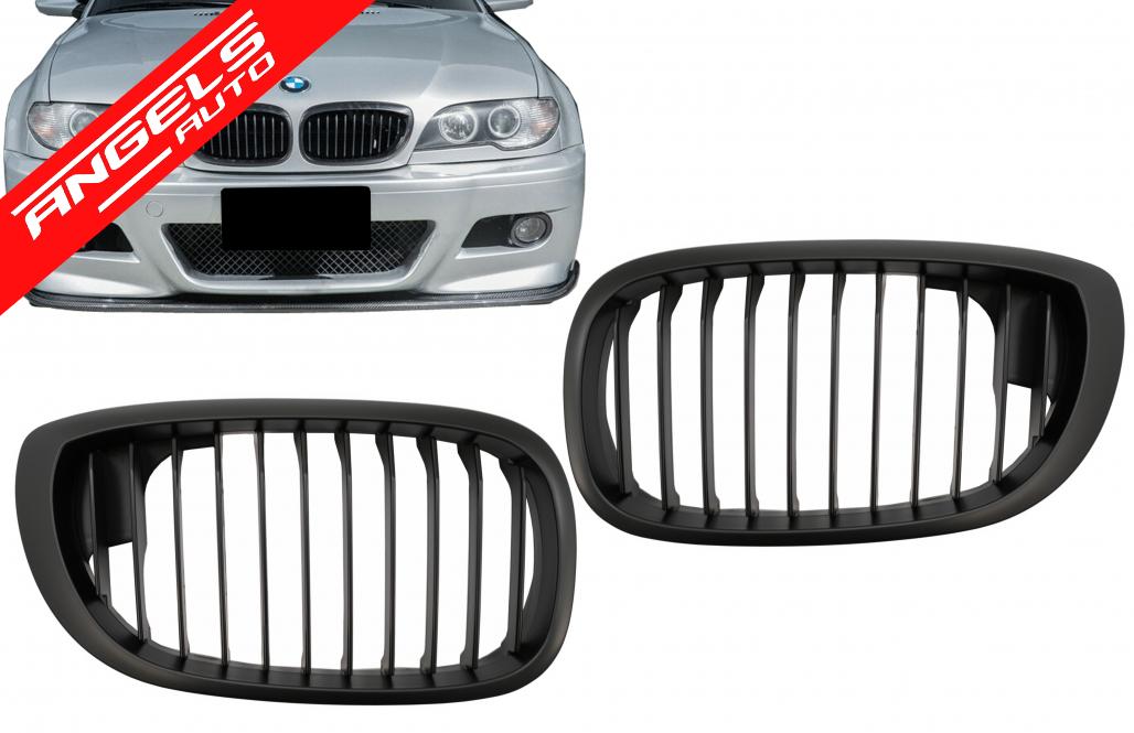 Grile compatibile cu BMW Seria 3 E46 (2003-2006) Coupe Cabrio Negru Mat - imagine 6
