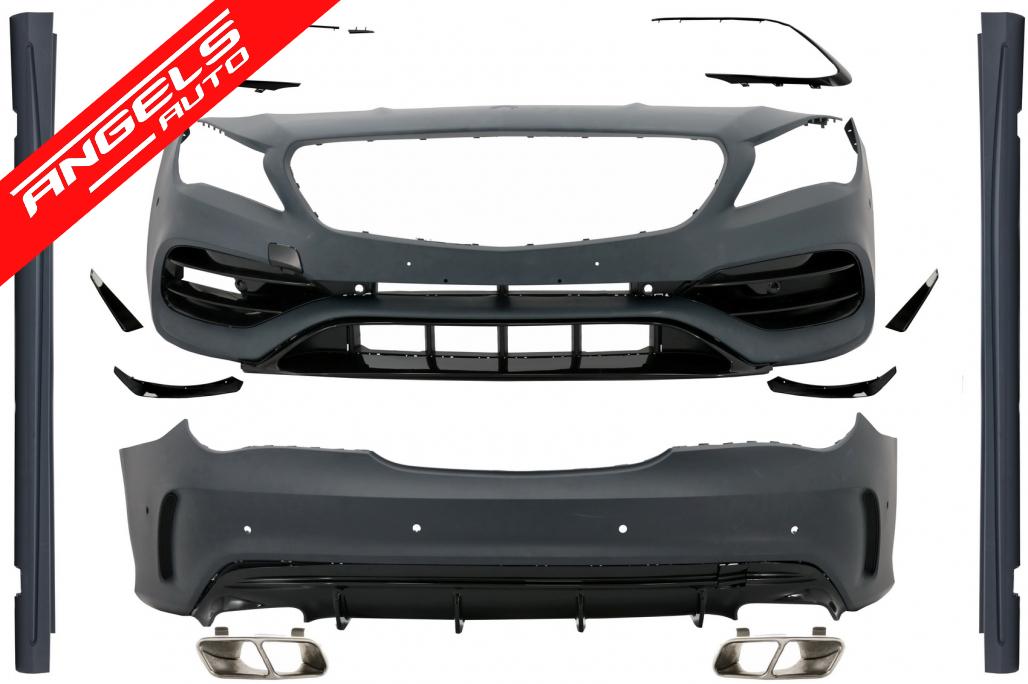 Pachet Exterior compatibil cu Mercedes CLA C117 W117 (2013-2018) CLA45 Design