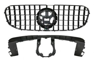 Grila radiator compatibila cu Mercedes GLS SUV X167 (2019-Up) GTR Look Crom