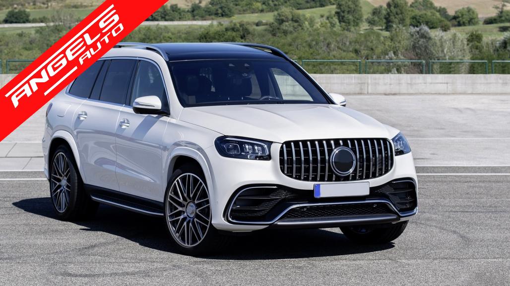 Grila radiator compatibila cu Mercedes GLS SUV X167 (2019-Up) GTR Look Crom - imagine 6