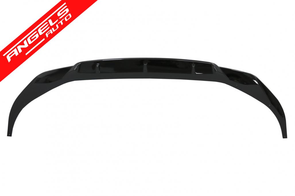 Prelungire Bara Fata compatibila cu BMW G11 G12 LCI M Sport 02.2019-UP Negru Lucios - imagine 6
