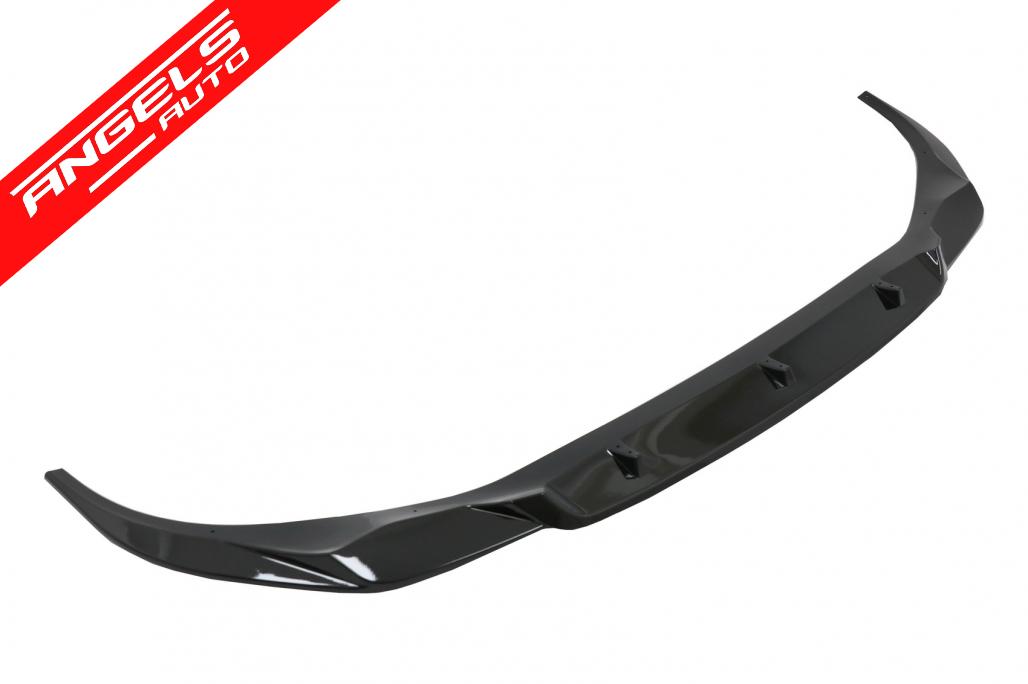 Prelungire Bara Fata compatibila cu BMW G11 G12 LCI M Sport 02.2019-UP Negru Lucios - imagine 3