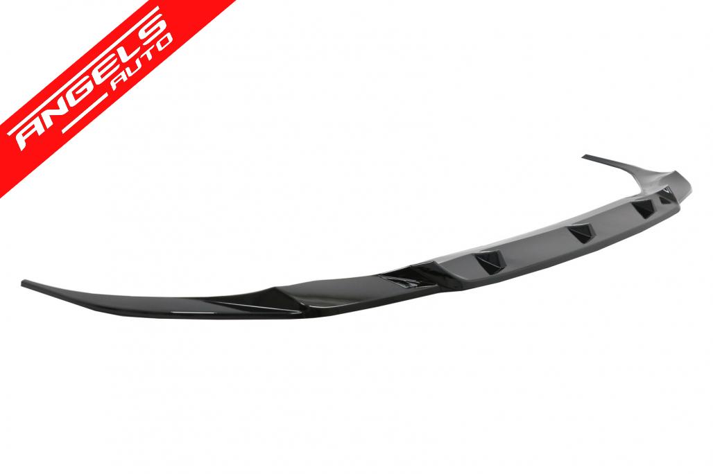Prelungire Bara Fata compatibila cu BMW G11 G12 LCI M Sport 02.2019-UP Negru Lucios - imagine 7