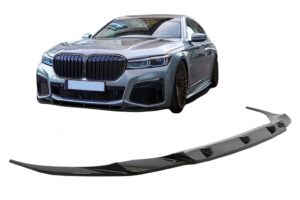 Prelungire Bara Fata compatibila cu BMW G11 G12 LCI M Sport 02.2019-UP Negru Lucios