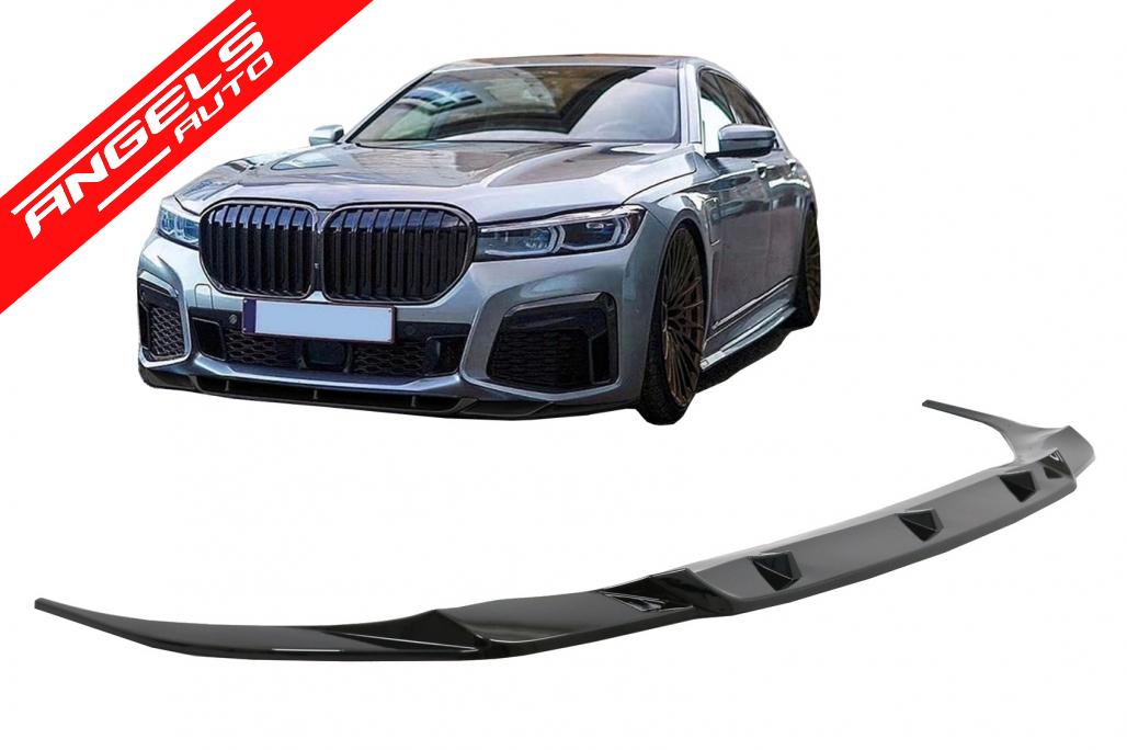 Prelungire Bara Fata compatibila cu BMW G11 G12 LCI M Sport 02.2019-UP Negru Lucios