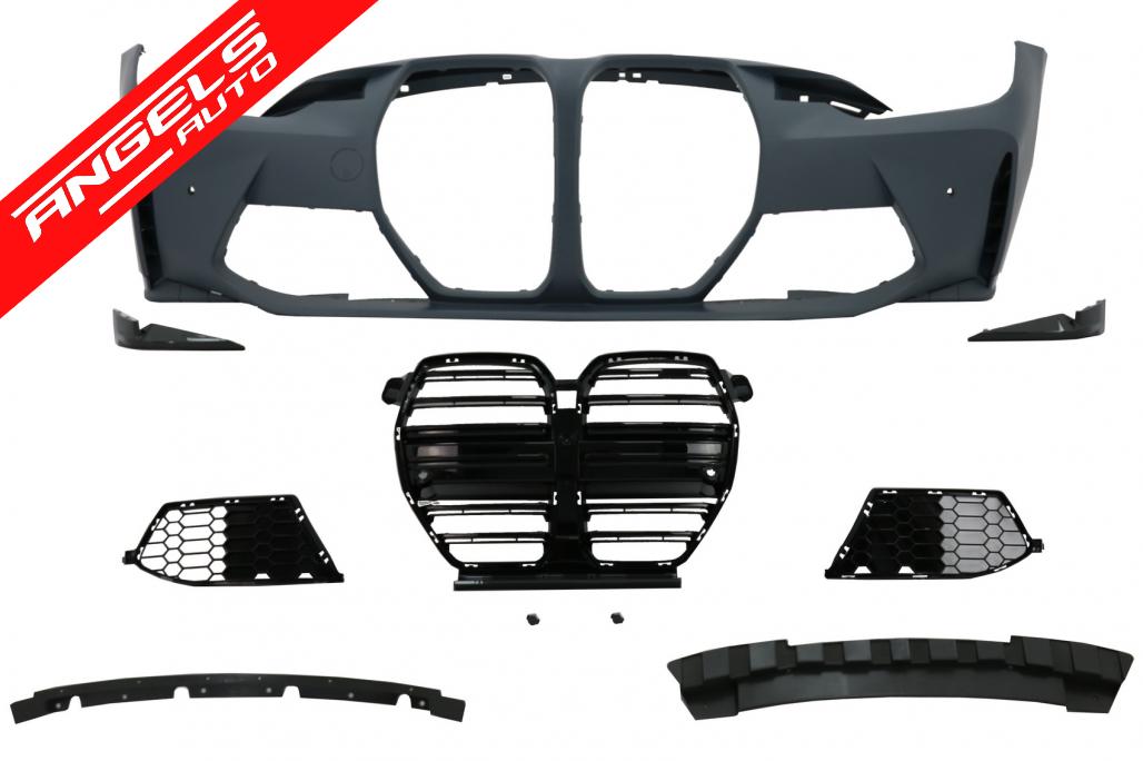 Bara Fata compatibila cu BMW Seria 3 F30 F31 (2011-2018) Conversie la G80 M3 Design - imagine 2