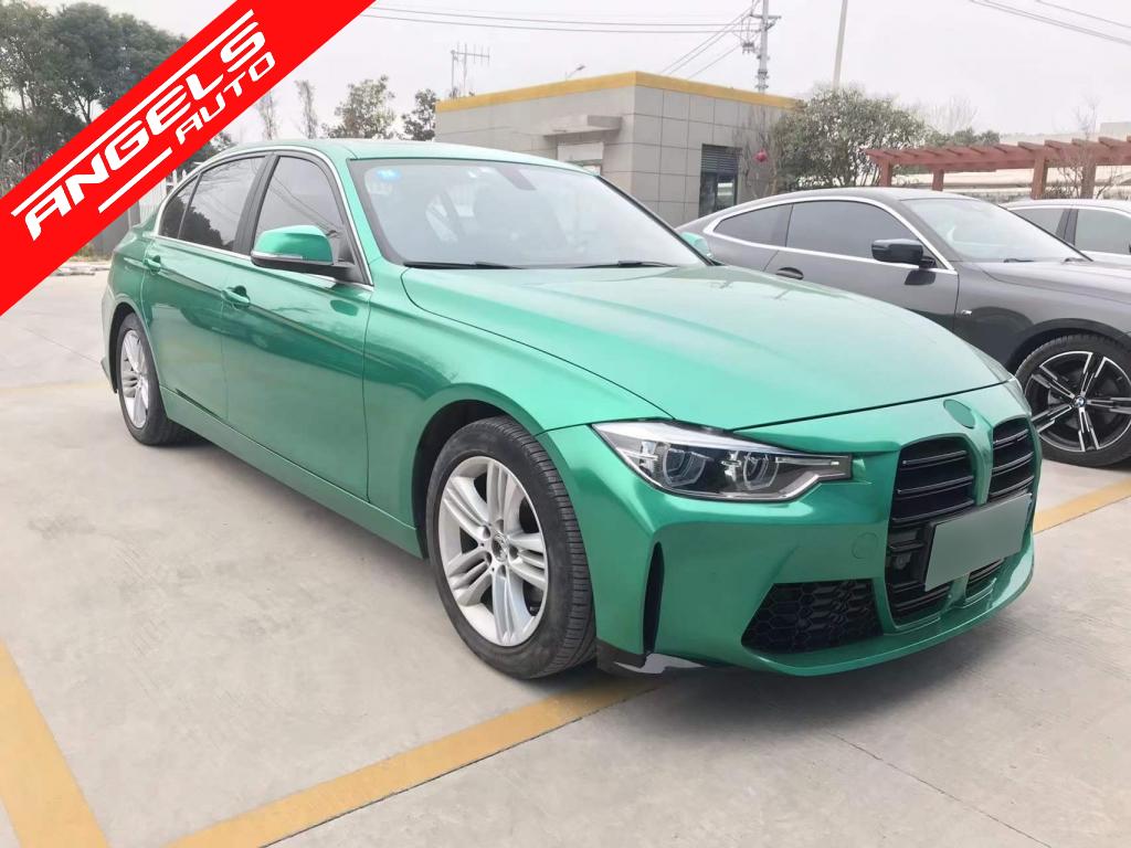 Bara Fata compatibila cu BMW Seria 3 F30 F31 (2011-2018) Conversie la G80 M3 Design - imagine 5