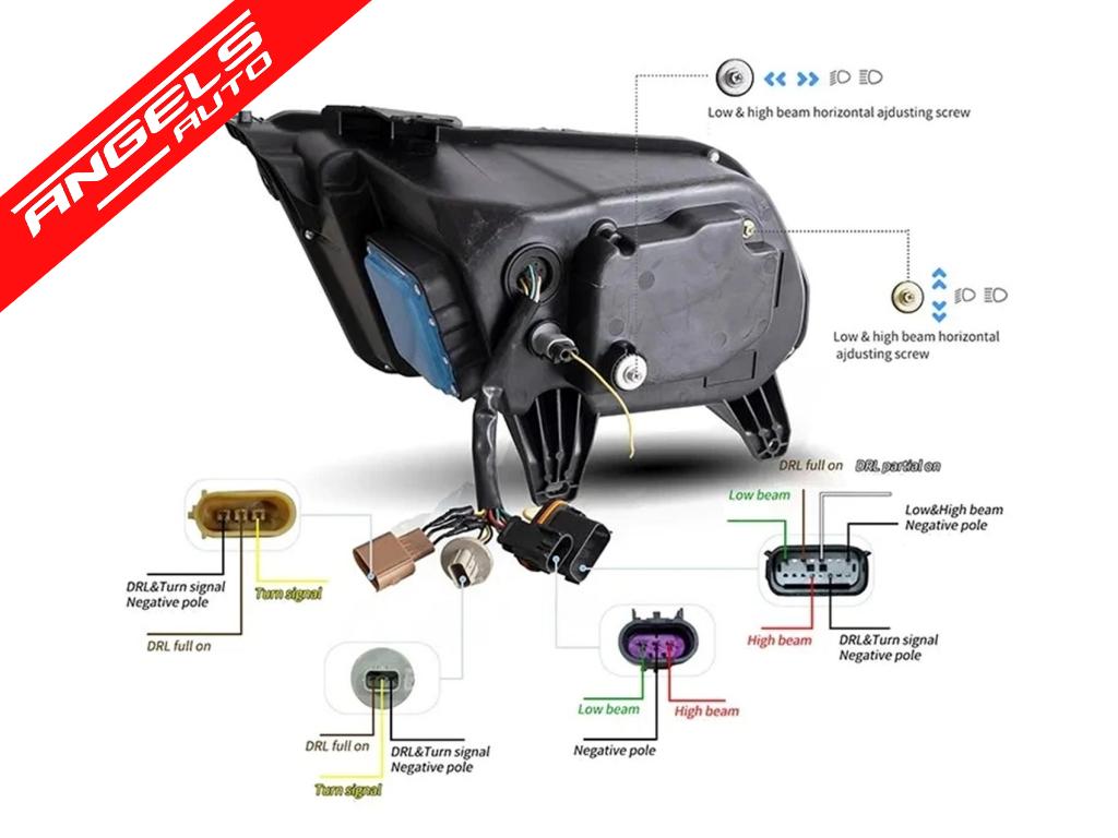 Faruri Full LED compatibile cu Ford Mustang V (2010-2014) Semnal Dinamic Secvential - imagine 5
