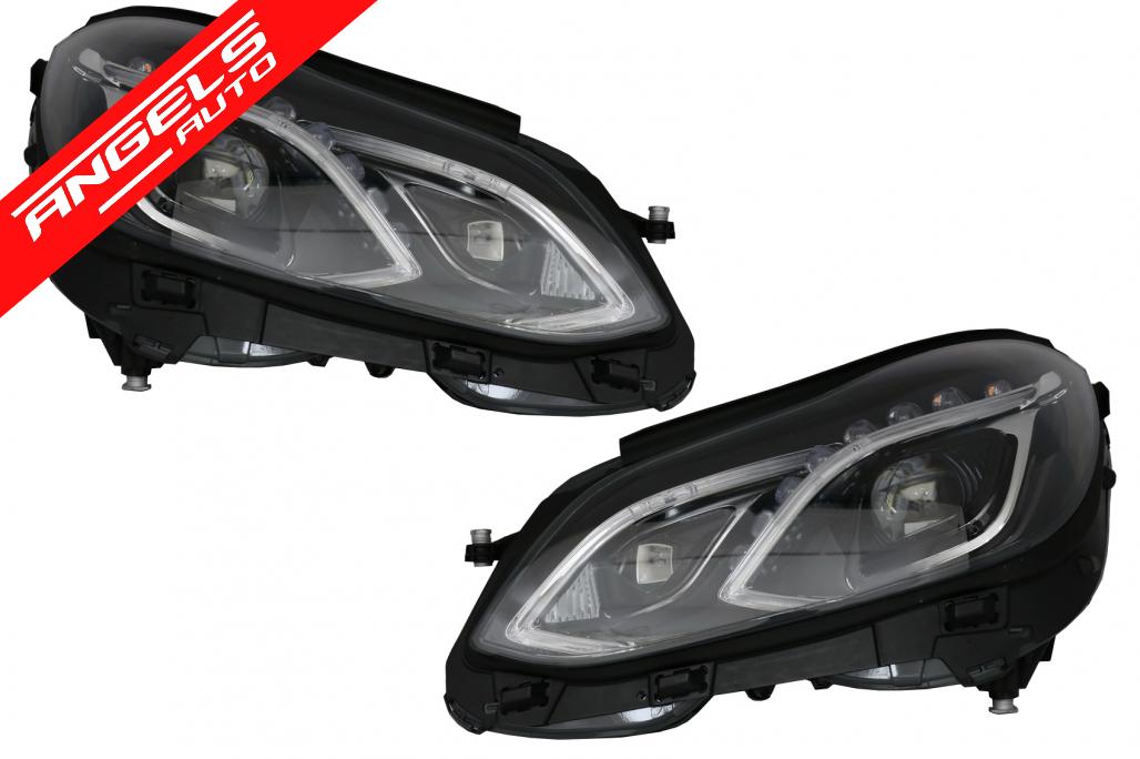 Faruri compatibile cu Mercedes E-Class W212 S212 (2013-2016) Facelift Look - imagine 3