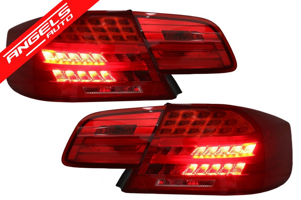 Stopuri LED compatibile cu BMW Seria 3 E92 Coupe PreLCI (2006-2010) Rosu Clar - imagine 5