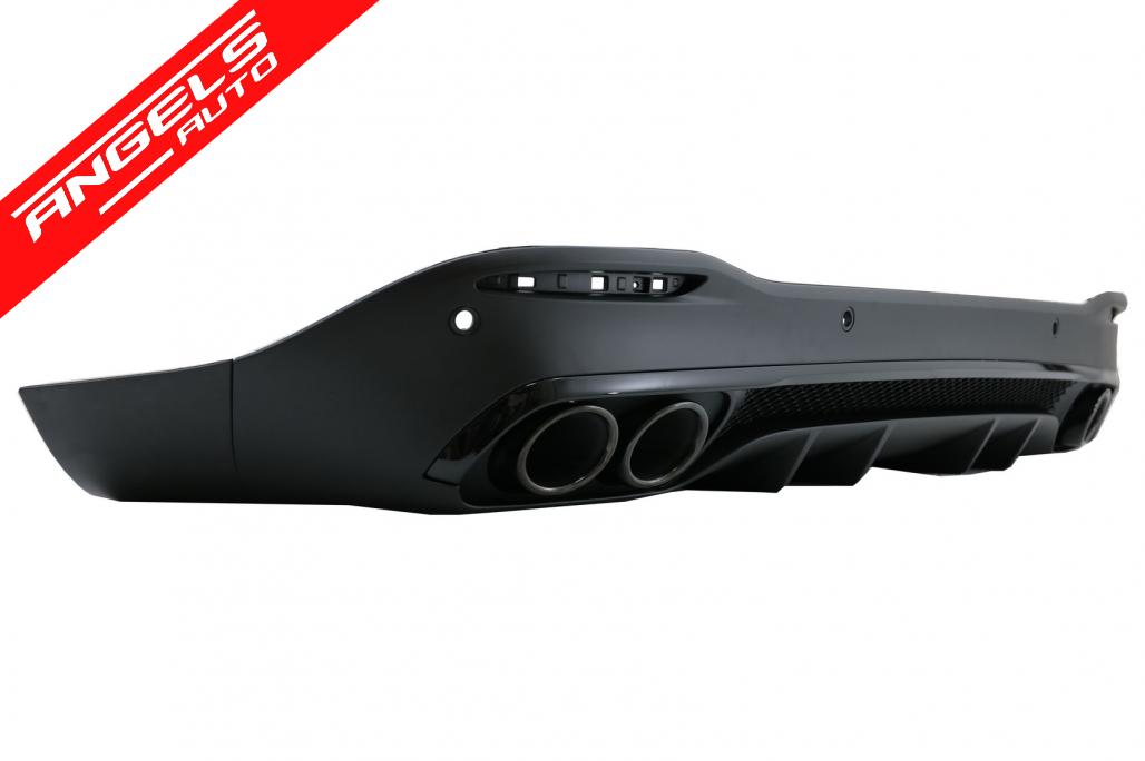 Difuzor cu Tobe Negre compatibil cu Mercedes GLE W167 SUV GLE53 Design Night Package - imagine 2