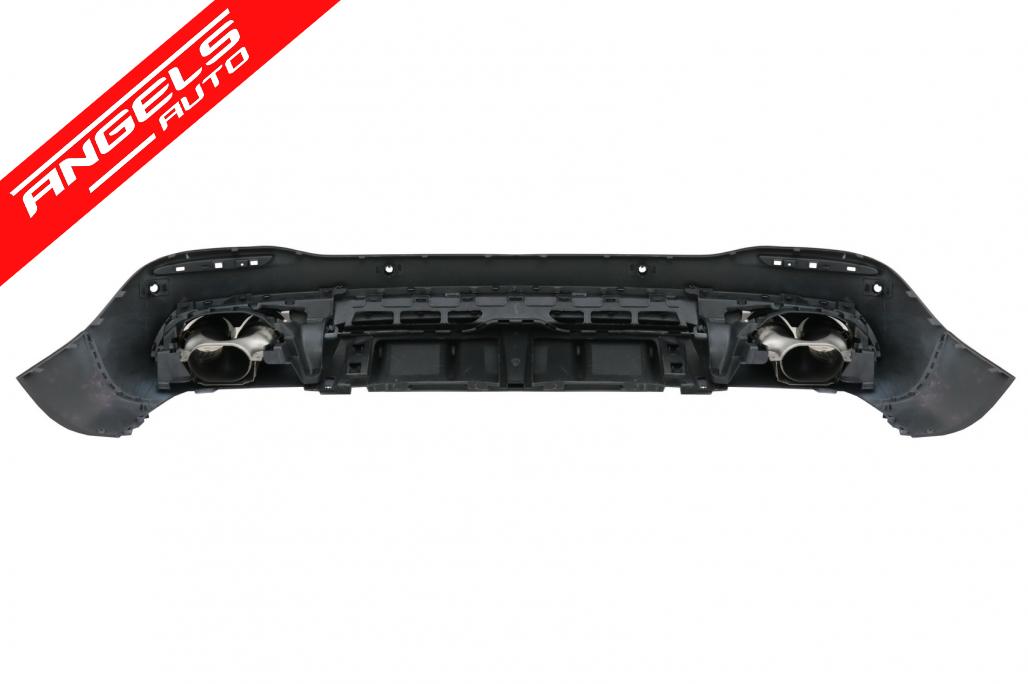 Difuzor cu Tobe Negre compatibil cu Mercedes GLE W167 SUV GLE53 Design Night Package - imagine 4