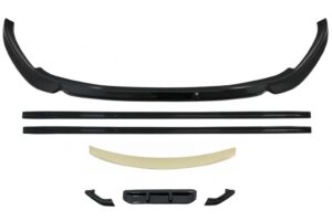 Pachet Exterior Aero compatibil cu Renault Clio 5 2019-Up Negru Lucios
