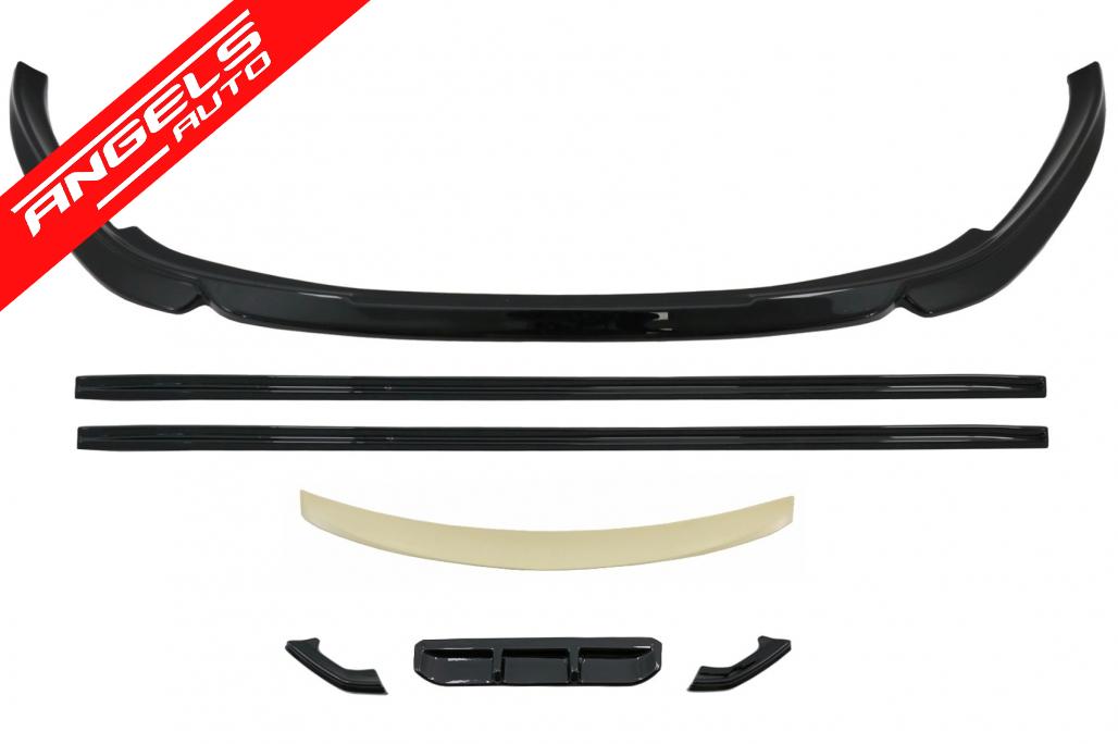 Pachet Exterior Aero compatibil cu Renault Clio 5 2019-Up Negru Lucios