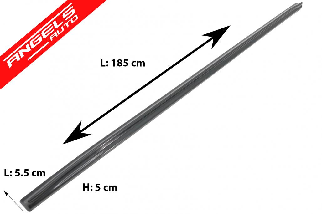 Pachet Exterior Aero compatibil cu Renault Clio 5 2019-Up Negru Lucios - imagine 3