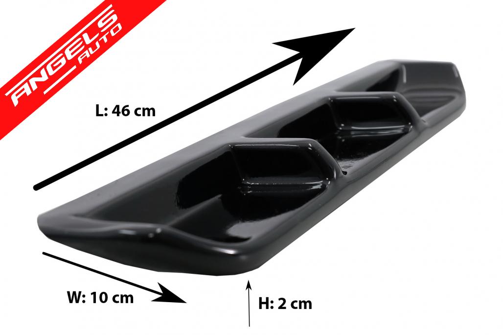 Pachet Exterior Aero compatibil cu Renault Clio 5 2019-Up Negru Lucios - imagine 5