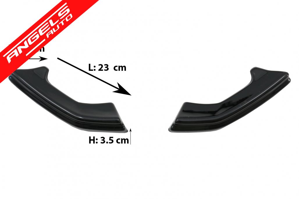 Pachet Exterior Aero compatibil cu Renault Clio 5 2019-Up Negru Lucios - imagine 6