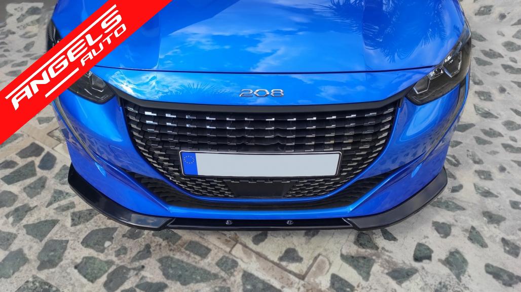 Lip Prelungire Bara Fata compatibil cu PEUGEOT 208 Mk2 2020-Up Standard Negru Lucios - imagine 7