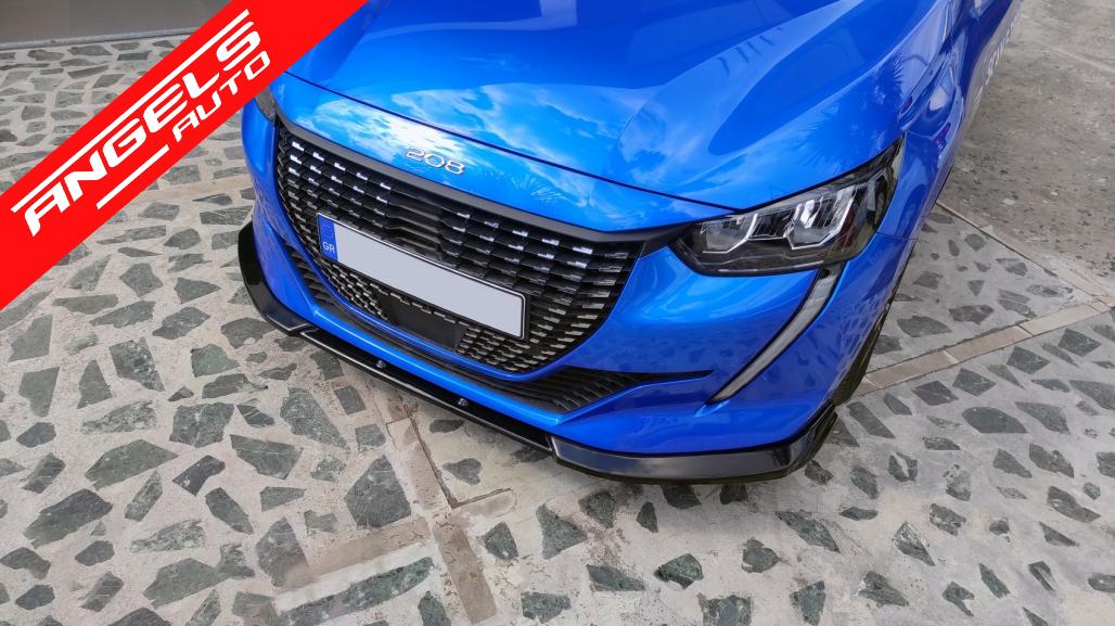 Lip Prelungire Bara Fata compatibil cu PEUGEOT 208 Mk2 2020-Up Standard Negru Lucios - imagine 8