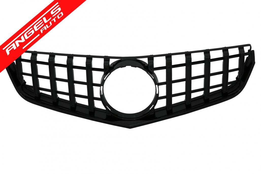 Grila compatibila cu Mercedes E-Class C207 W207 A207 (2009-2012) GTR Design Negru