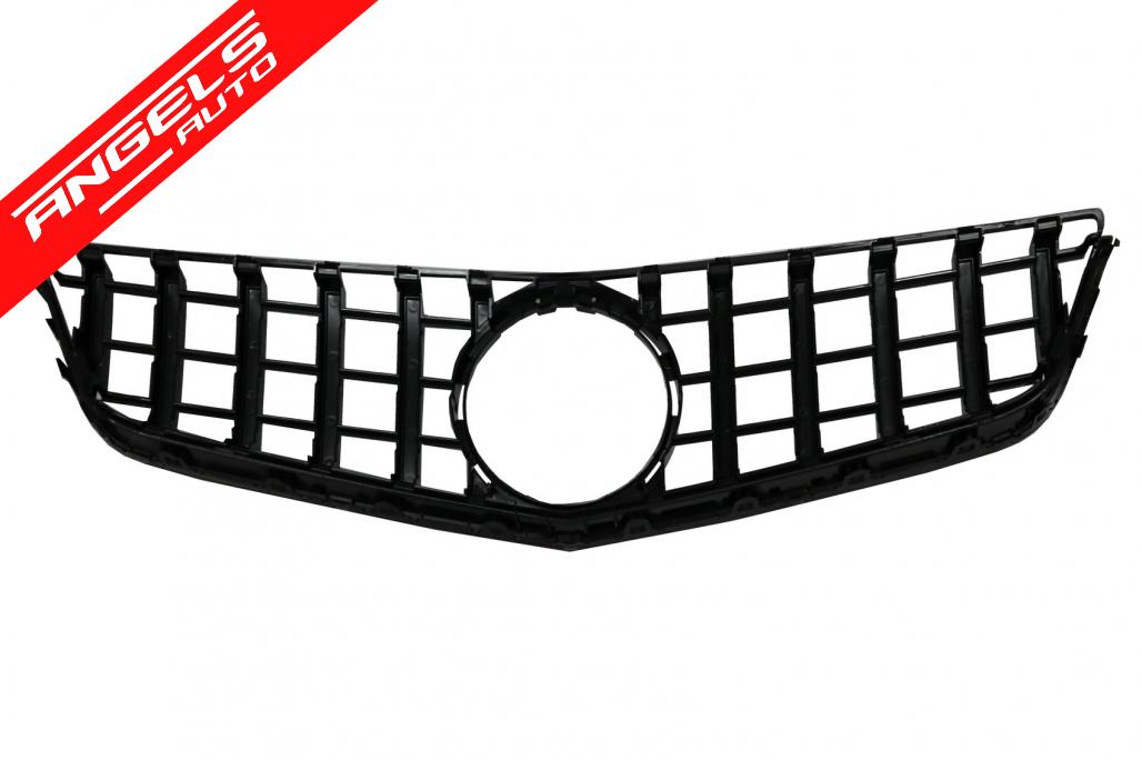 Grila compatibila cu Mercedes E-Class C207 W207 A207 (2009-2012) GTR Design Negru - imagine 4