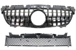 Grila Centrala compatibila cu Mercedes SLK R172 (11-15)GT-R Panamericana Design Negru