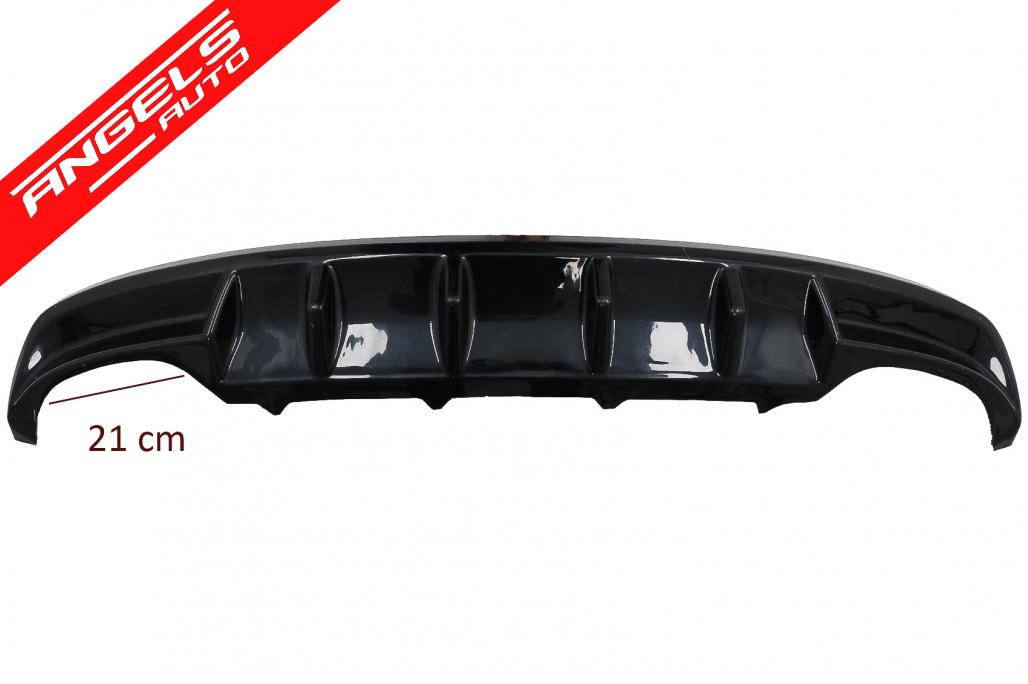 Difuzor Bara Spate compatibil cu Skoda Octavia Sedan Wagon (2013-2019) Negru Lucios - imagine 2