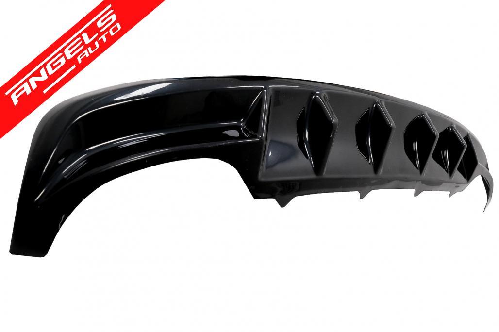 Difuzor Bara Spate compatibil cu Skoda Octavia Sedan Wagon (2013-2019) Negru Lucios - imagine 5