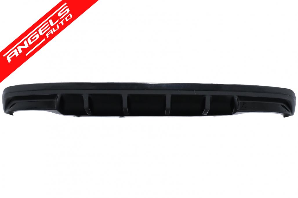 Difuzor Bara Spate compatibil cu Skoda Octavia Sedan Wagon (2013-2019) Negru Lucios